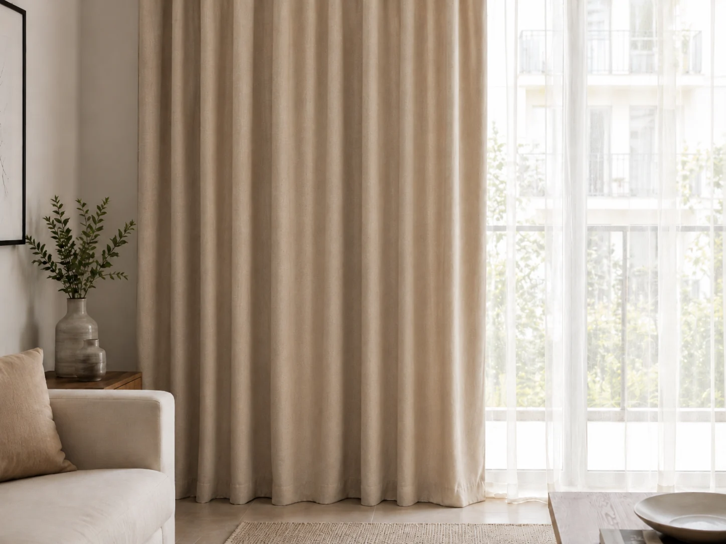 Después de la limpieza de cortinas de Manresa