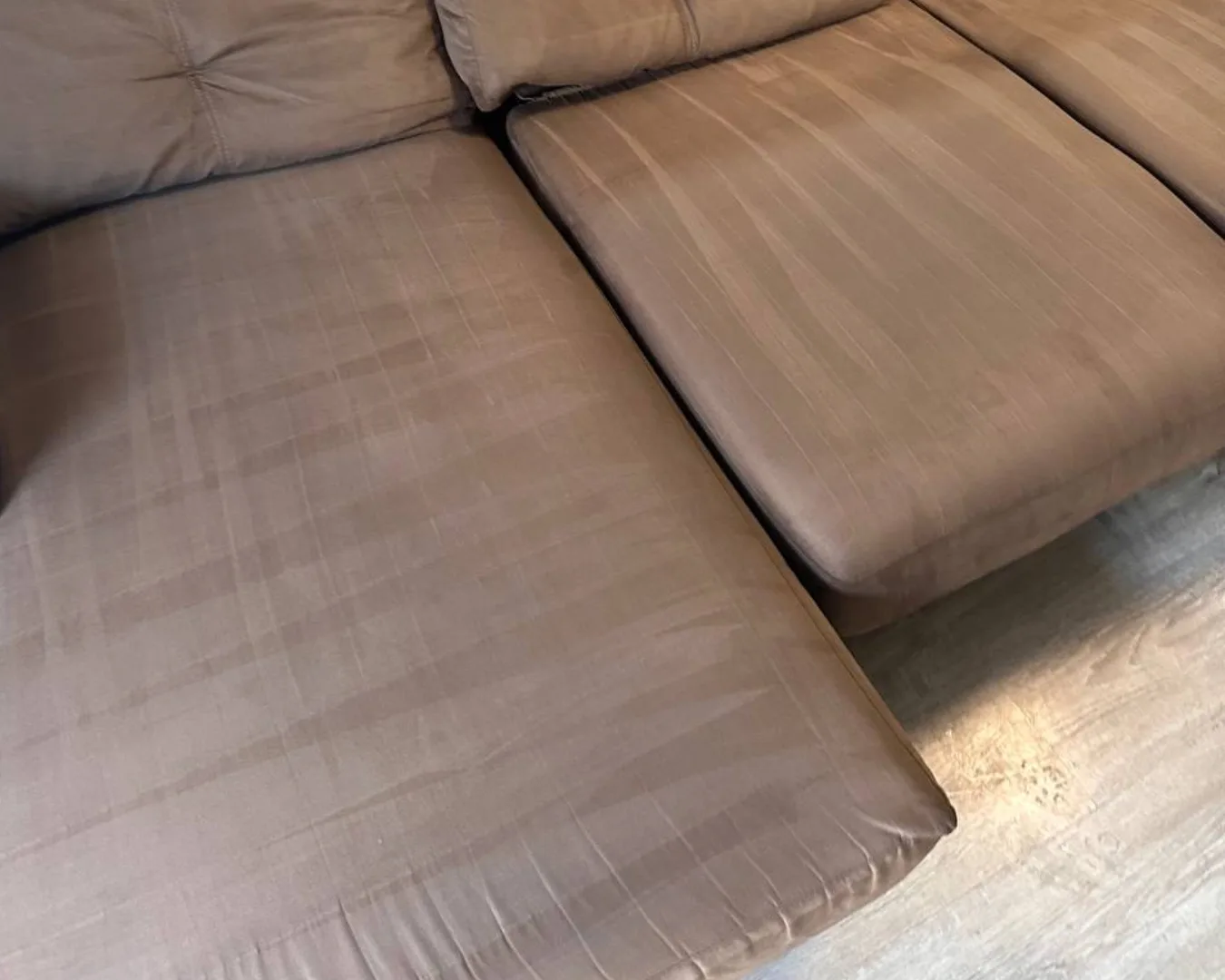 Después de la limpieza de sofá de Tarragona