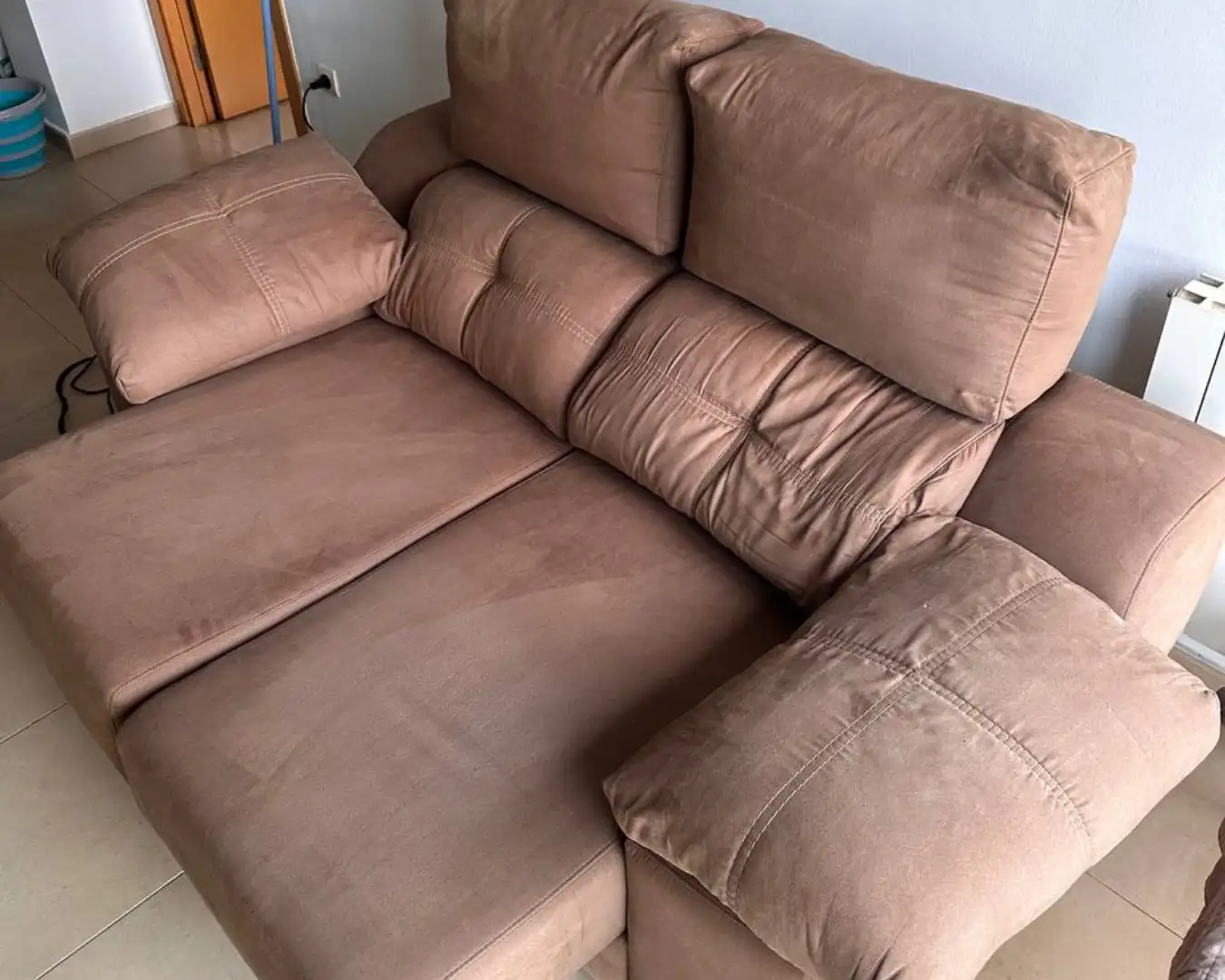 Después de la limpieza de sofá de Girona